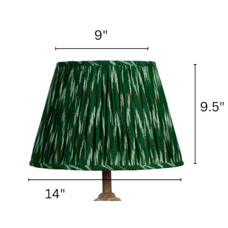 Green Ikat Empire Lampshade Large